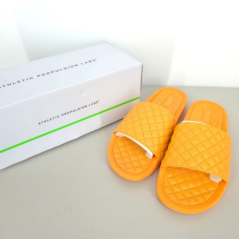 APL Lusso Slides in Mango Size 11 NWT
